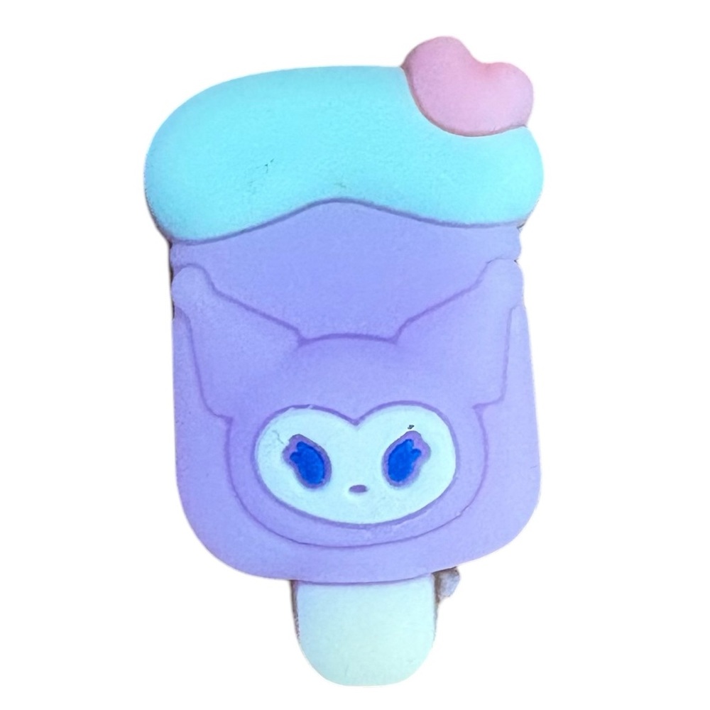 Kuromi Popsicle Croc Charm